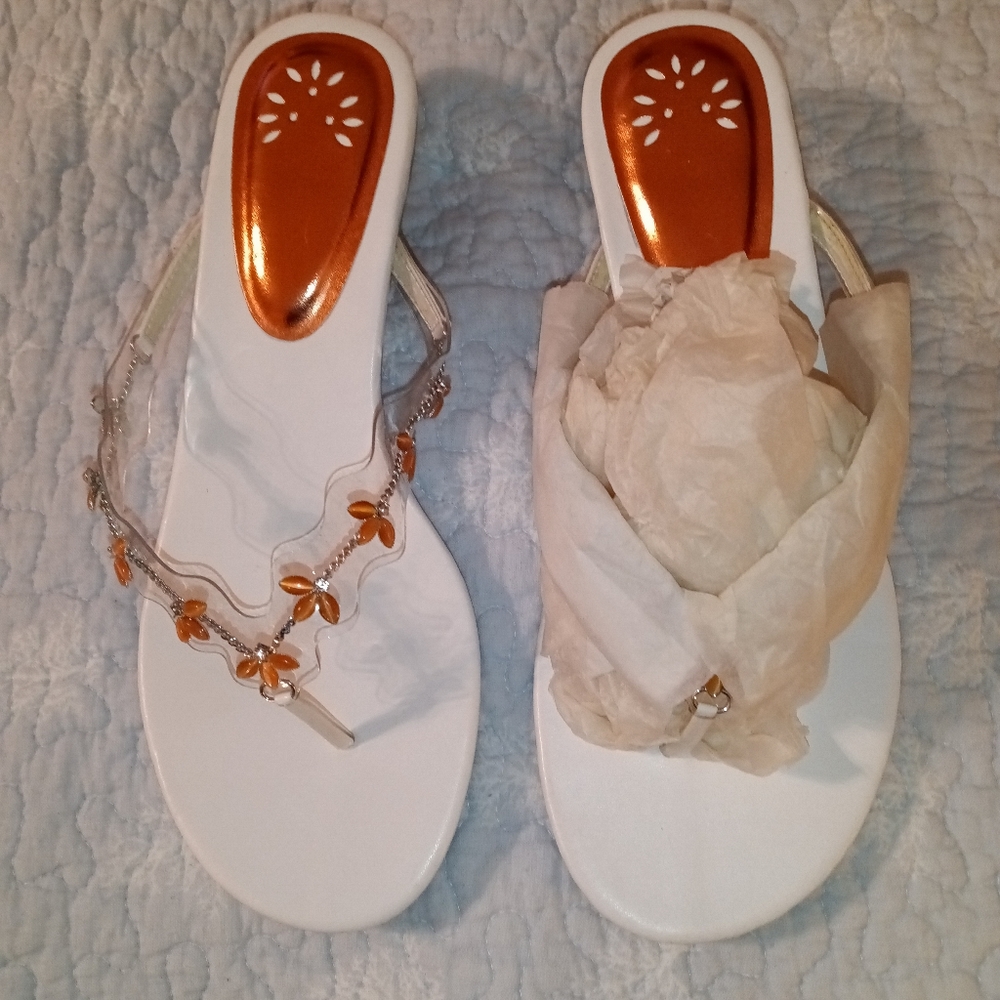 White Heeled Sandals